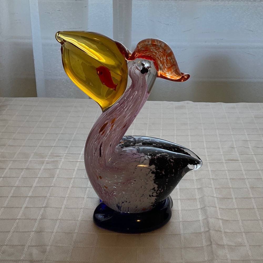 Colorful Murano Glass Pelican